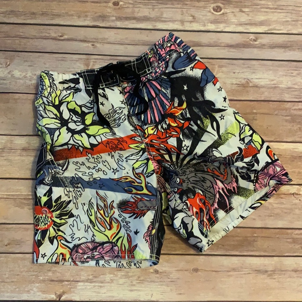 GUC Boys Retro Print Old Navy Swim Trunks